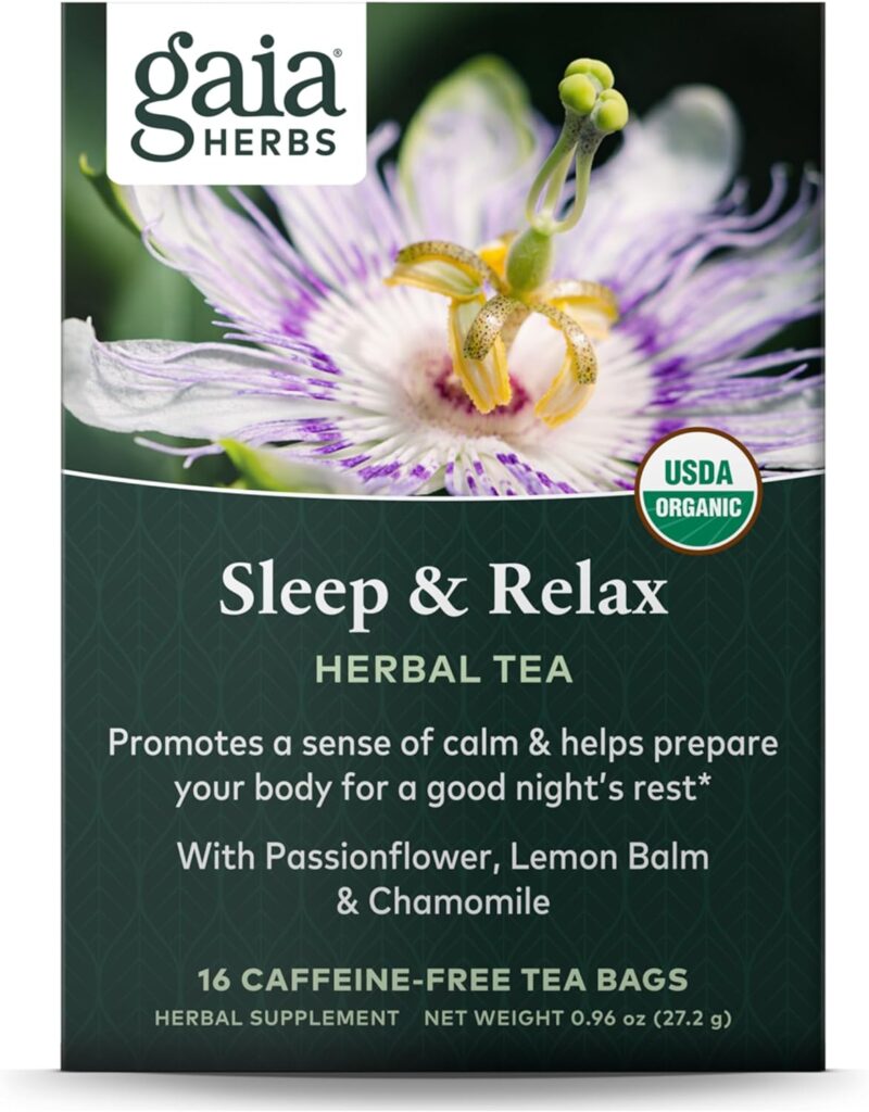 Gaia Herbs Sleep and Relax Herbal Tea